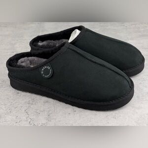 Fireside by Dearfoams Men's Grafton Genuine Shearling Clog Slipper Size 9 No Box